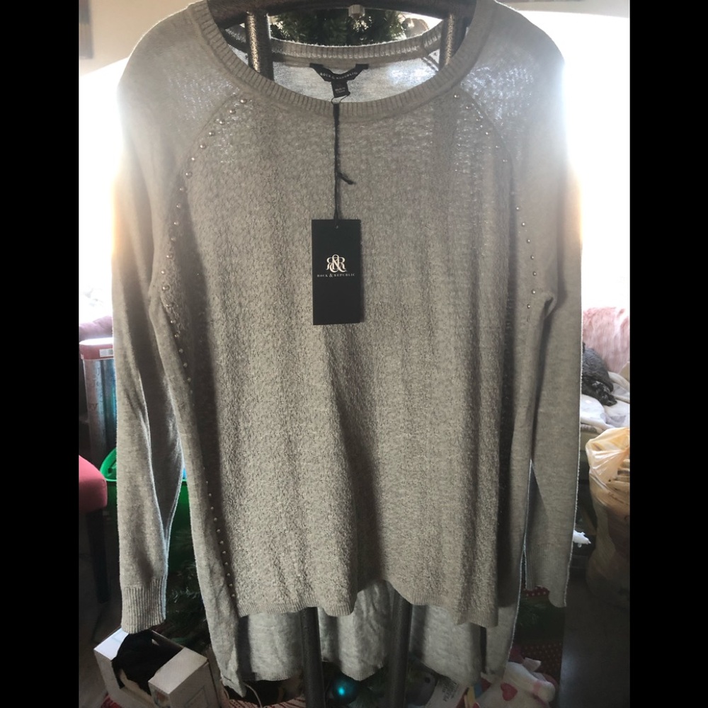 Beautiful gray blouse or sweater